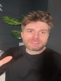 Poster for Birthday video from Joel Dommett