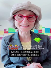 Poster for Pep Talk video from That Vegan Teacher