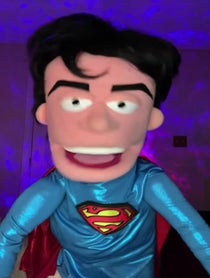 Poster for Mother's Day video from Superman Puppet