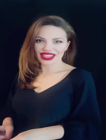 Poster for Birthday video from Angelina Jolie Impersonator