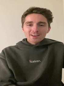 Poster for Pep Talk video from Jake Bertone - Saints TV