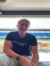 Poster for Pep Talk video from Brandi Chastain