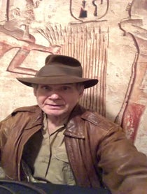 Poster for Birthday video from Indiana Jones/Harrison Ford impersonator & Magician For Kids