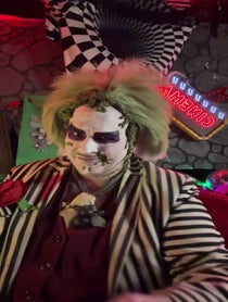Poster for Birthday video from Beetlejuice “BeetleJus” Demon