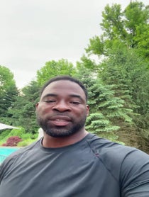 Poster for Birthday video from Justin Tuck
