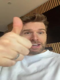 Poster for Birthday video from Joel Dommett