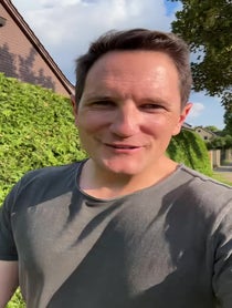 Poster for Birthday video from Captain Joe