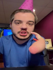 Poster for Birthday video from 86hands