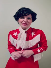 Poster for Birthday video from Patsy Cline Impersonator