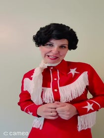 Poster for Intro video video from Patsy Cline Impersonator
