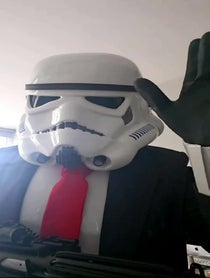 Poster for Graduation video from Stormtrooper Simon