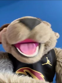 Poster for Father's Day video from Moondog Cavs Mascot Puppet