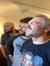 Poster for Birthday video from The Newfangled Four