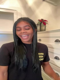 Poster for Pep Talk video from Gabby Douglas