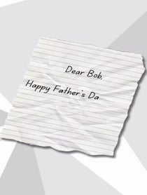 Poster for Father's Day video from Nash Roe