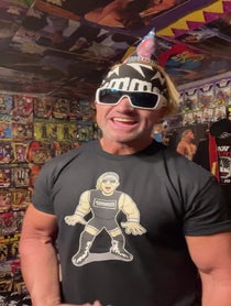 Poster for Birthday video from Slammer