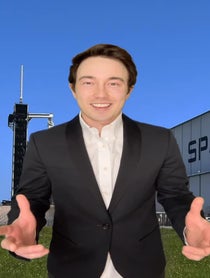 Poster for Father's Day video from Elon Musk Lookalike