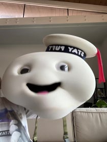 Poster for Father's Day video from Billy Bryan Mr. Staypuft Marshmallow Man