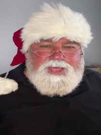 Poster for Pep Talk video from Santa Claus