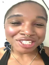 Poster for Birthday video from Cherrelle Skeete