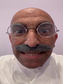 Poster for Birthday video from Mahatma Gandhi