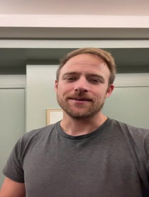 Poster for Birthday video from Ryan Gosling Lookalike