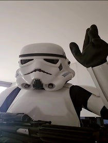 Poster for Birthday video from Stormtrooper Simon