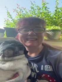 Poster for Birthday video from Chrissy & KALI the PUG