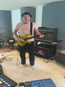 Poster for Birthday video from Adrian Belew