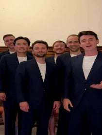 Poster for Birthday video from The King’s Singers