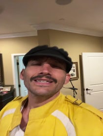 Poster for Birthday video from Freddie Mercury Vocalist/Look-Alike