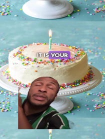 Poster for Birthday video from Blakely Thornton