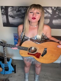 Poster for Birthday video from Taylor Swift Impersonator