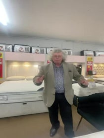 Poster for Pep Talk video from Mattress Mick