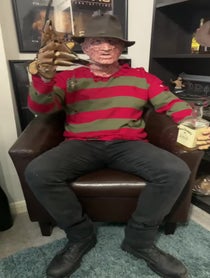 Poster for Birthday video from Freddy Krueger - The Drunk Version