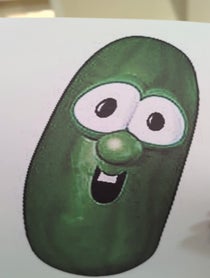 Poster for Advice video from Larry the Cucumber Impersonator
