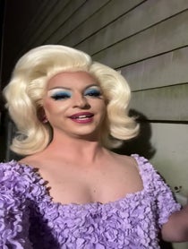 Poster for Birthday video from Miz Cracker