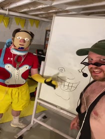 Poster for Birthday video from Skeleton Realm