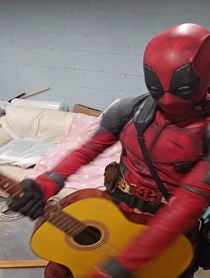 Poster for Pep Talk video from Deadpool aka Buster