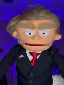 Poster for Birthday video from Donald Trump Puppet