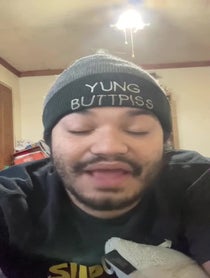 Poster for Birthday video from Yung Buttpiss