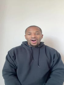 Poster for Pep Talk video from Akeem Haynes