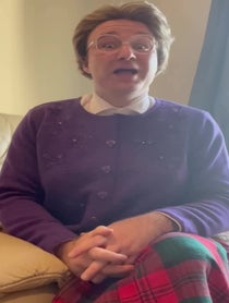 Poster for Pep Talk video from Mrs Doubtfire