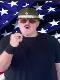 Poster for Birthday video from Sgt Slaughter