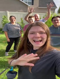 Poster for Birthday video from AllAroundAudrey