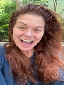 Poster for Pep Talk video from Debra Messing