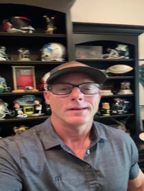 Poster for Fantasy football video from David Akers