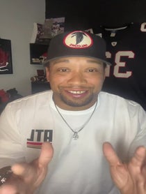 Poster for Fantasy football video from Jamal Anderson