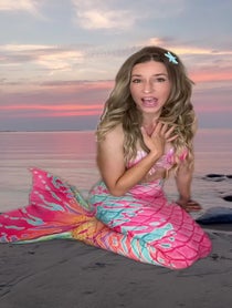 Poster for Birthday video from Mermaid Hadley