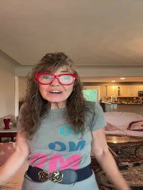 Poster for Birthday video from Sister Cindy